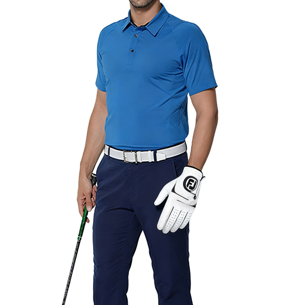 Men’s Golf Gloves PU Leather Non Slip Adjustable Gloves for Practice Left Hand