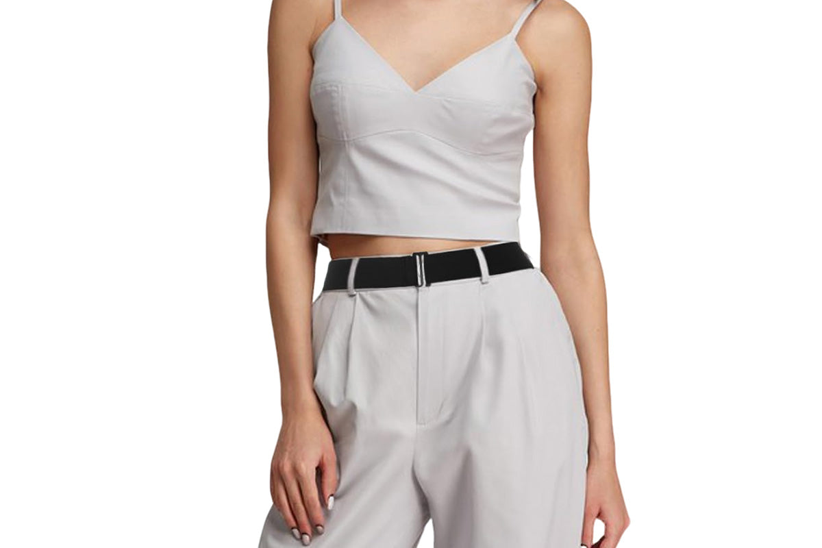 2Pcs Adjustable Stretch Belt Invisible Elastic Waistband for Pants Jeans -Black