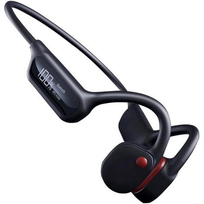 Wireless Bone Conduction Headphones Swimming Sports Bluetooth Headset-Black