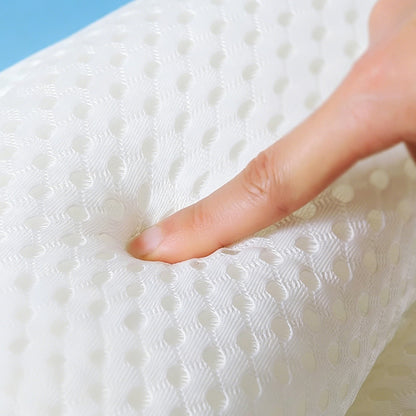 Bath Neck and Head Rest Pillow with Suction Cups-White