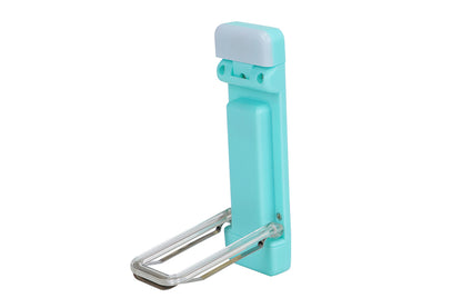 Book Light Clip-On USB Rechargeable Reading Lamp Adjust Angle LED Reading Light-Green