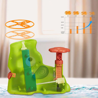 Outdoor Flying Disc Launcher Game Toys for Kids Outdoor Summer Toys
