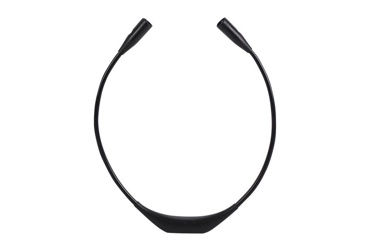 Double Head Flexible Neck Holding Light - Black