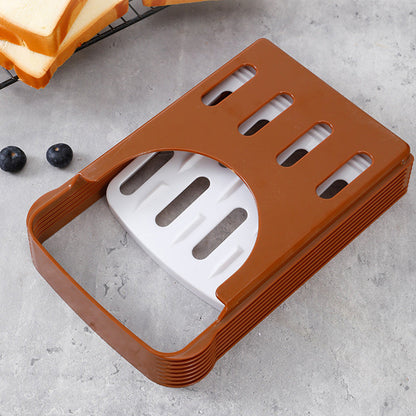 Foldable Bread Cutter Guide for Home Baking ââ‚?Toast Slicing Tool