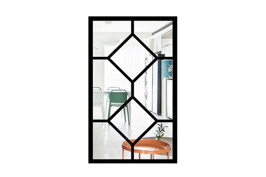 Self-Adhesive Removable Acrylic Mirror Wall Stickers Art Decals For Home Office Background Decorations-Style 6