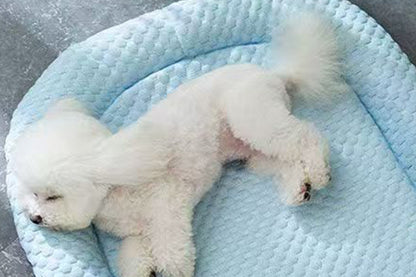 Pets Bolster Cooling Dog Bed Summer Cat Bed Pad Pet Mat Pet Sleeping Pad