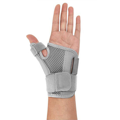 Thumb Brace Removable Thumb Spica Splint for Left Right Hand Gray