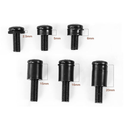 92PCS Universal TV Mount Screw Kit M4 M5 M6 M8 with Spacers Washers Storage Box