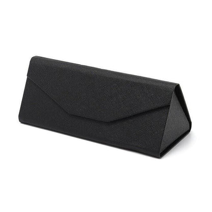 Foldable Glasses Case PU Portable Sunglasses Case Magnetized Hard Folding Case