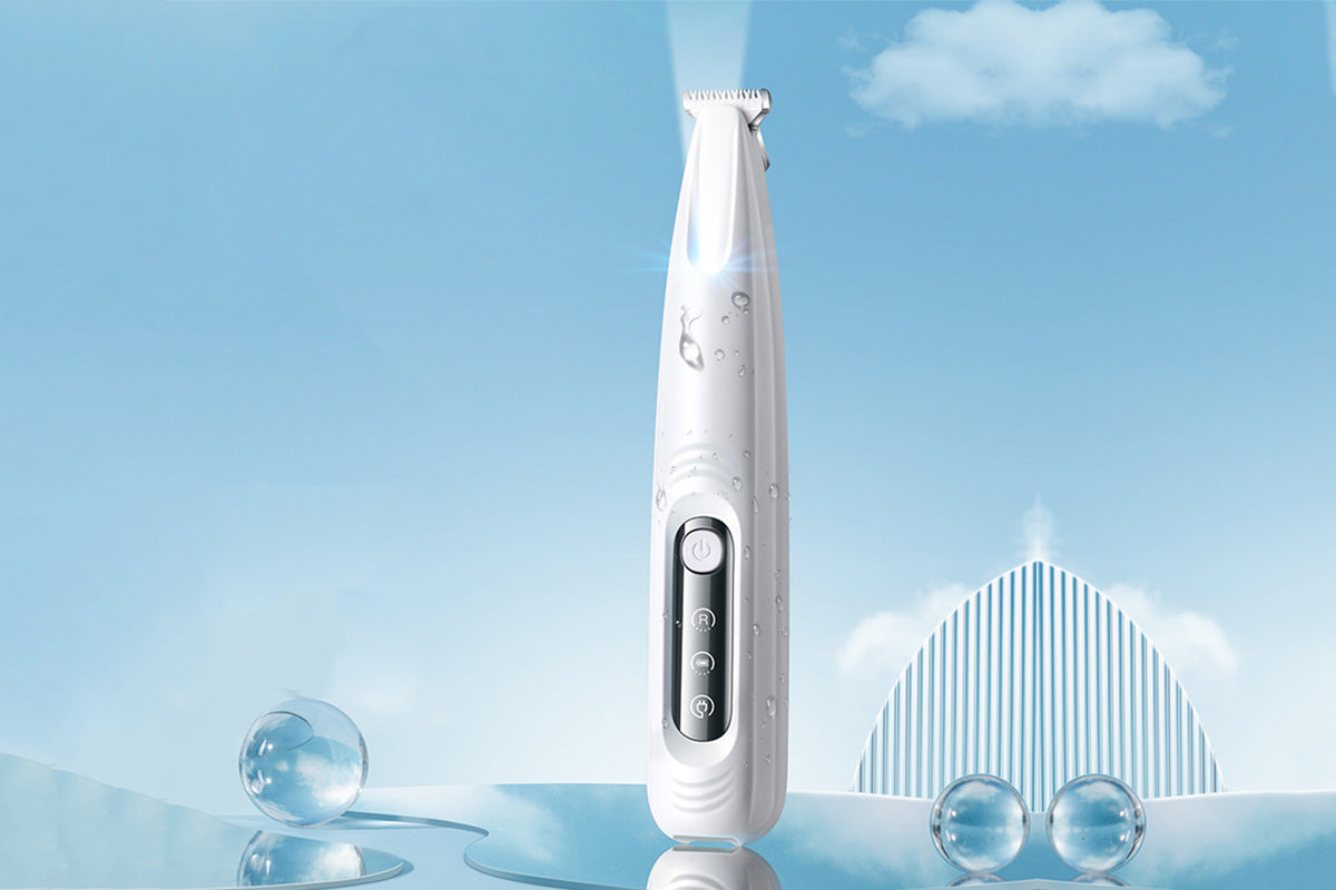 Dog and Cat Grooming Trimmer LED Electric Pet Paw Hair Cutter