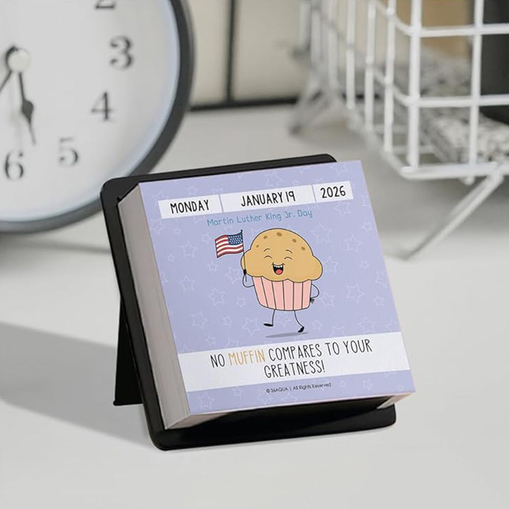 Funny Pun Calendar Humor Christmas Gift for Friends Family Coworkers