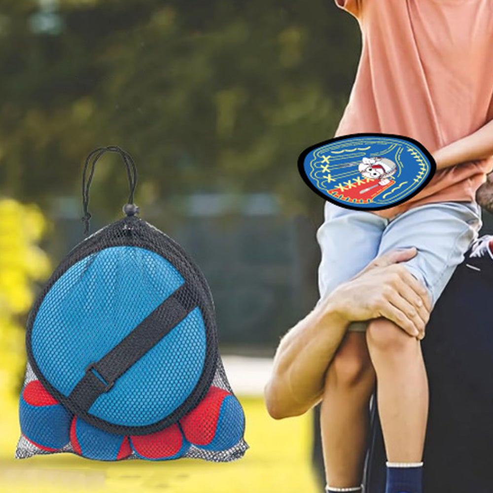 Toss & Catch Ball Game with Toddler Baseball Glove for Kids Age 6+