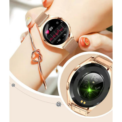 Smart Watch for Women Waterproof Smartwatch 100+ Sports Fitness Tracker Watch-Gold