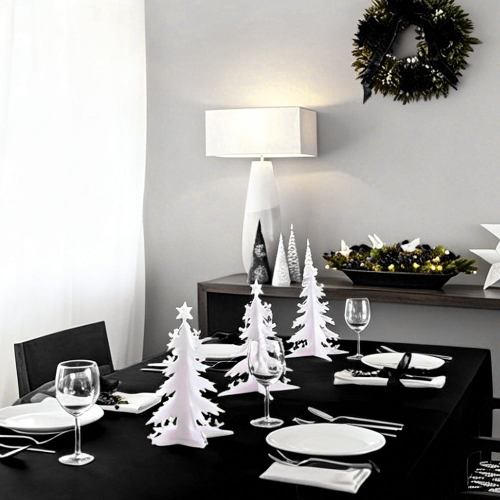 Tablecloth for Rectangle Tables Water Resistant Table Cloth for Wedding Parties Display Trade Show