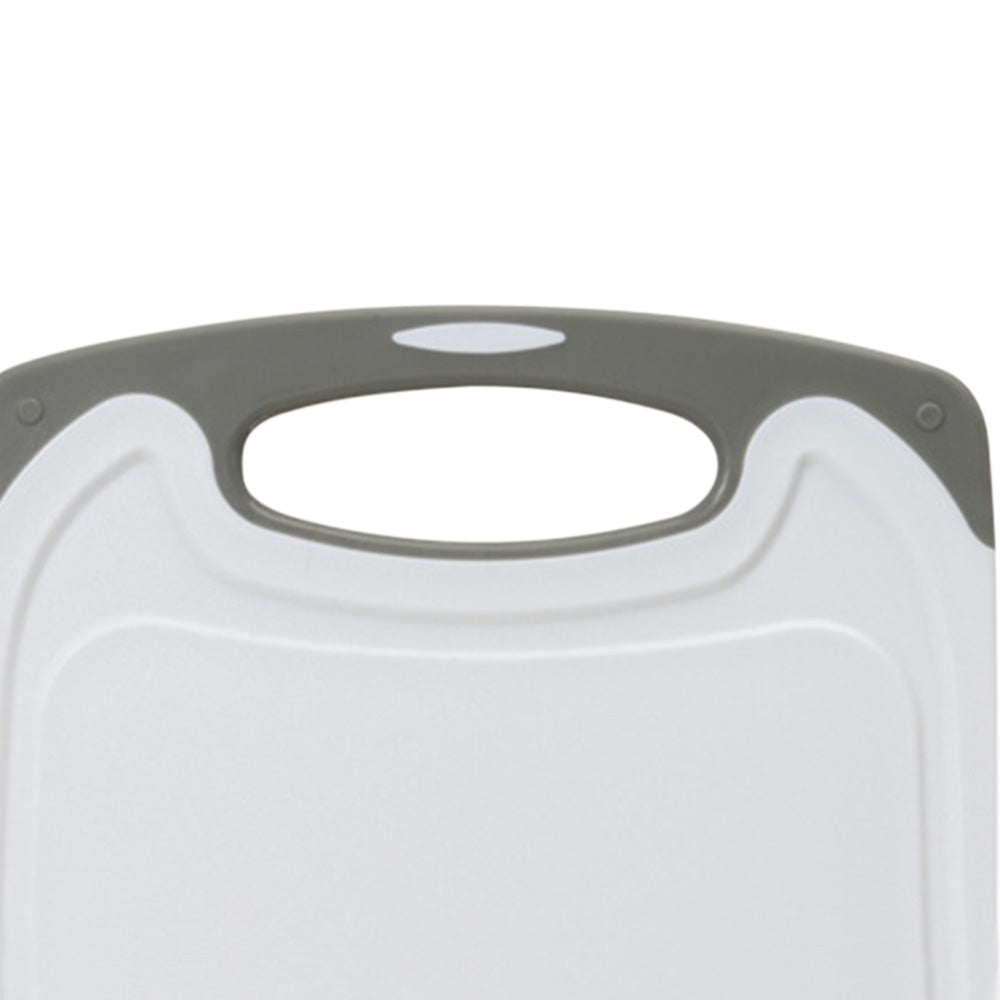 3Pcs Set Plastic Cutting Boards for Kitchen Non-slip Chopping Boards White