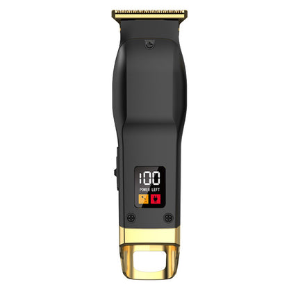 Rechargeable Men Hair Clipper Wet Dry Use for Home Dorm Barber Shop-Gold
