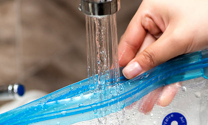 10Pcs Reusable Vacuum Sealer Bags with Manual Pump