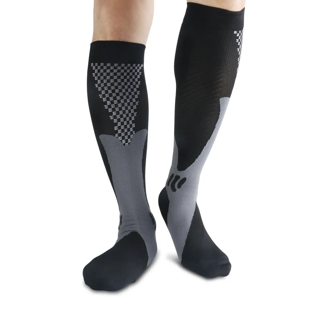 4 Pairs of Compression Socks Leg Support Sports Running Socks Unisex