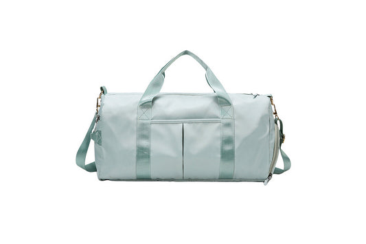 Sports Duffel Bag for Gym with Wet Pocket Shoe Compartment-Green