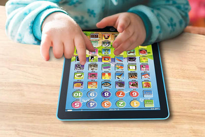Little Ones Learning Pad to Learn Music Words Alphabet Electronic Educational Toy-Blue