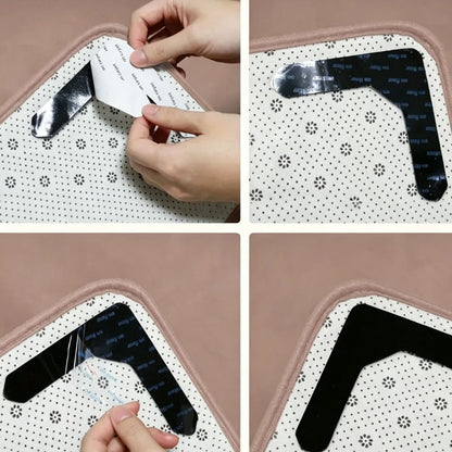 12Piece L Shap Rug Gripper Pads for Hardwood Floors