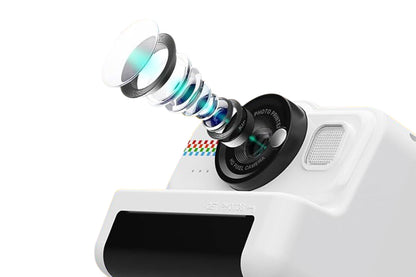 boy and girls Camera Instant Print 1080P Selfie Digital Camera with 64GB Card-White