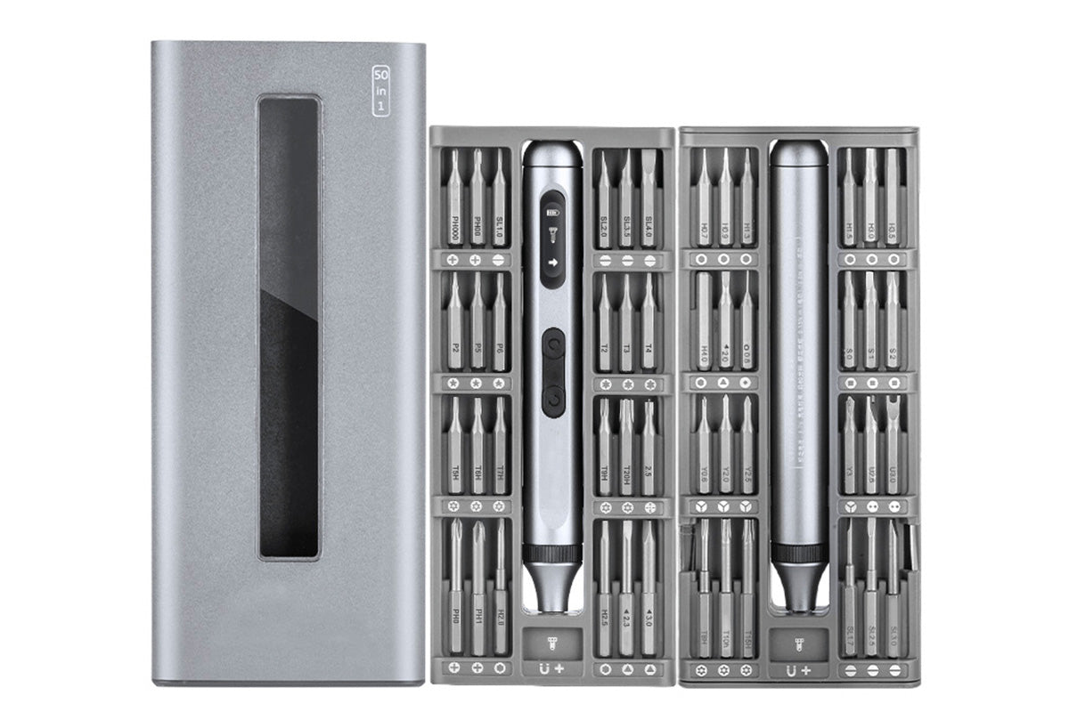 50 In 1 Mini Electric Screwdriver Bits Precision Cordless Screwdriver Set Repair Tool Kit