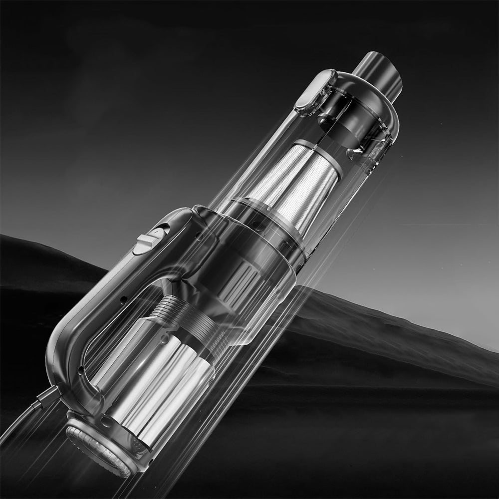 Car Vacuum 8000PA Portable Vacuum Cleaner and Air Duster with LED Light for Office