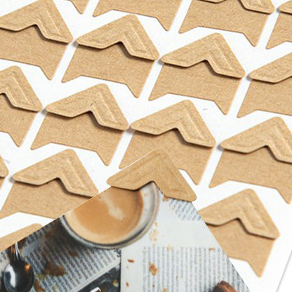240 PCS Self Adhesive Photo Mounting Stickers-Khaki