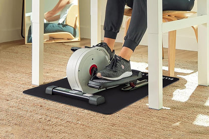 Non Slip Ellipse Leg Exerciser Workout Mat Under Desk Elliptical Exercise Mat