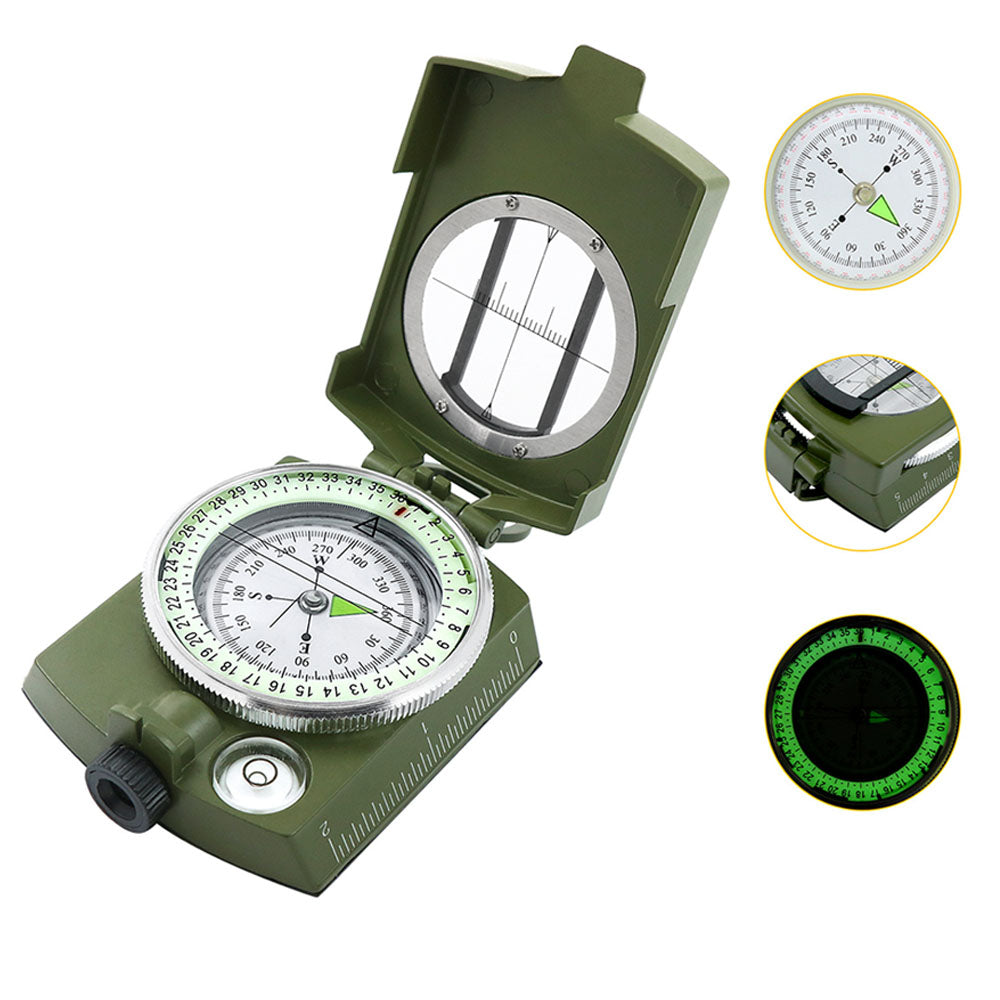 Lightweight Orienteering Compass with Strap Waterproof Compass Hiking Survival