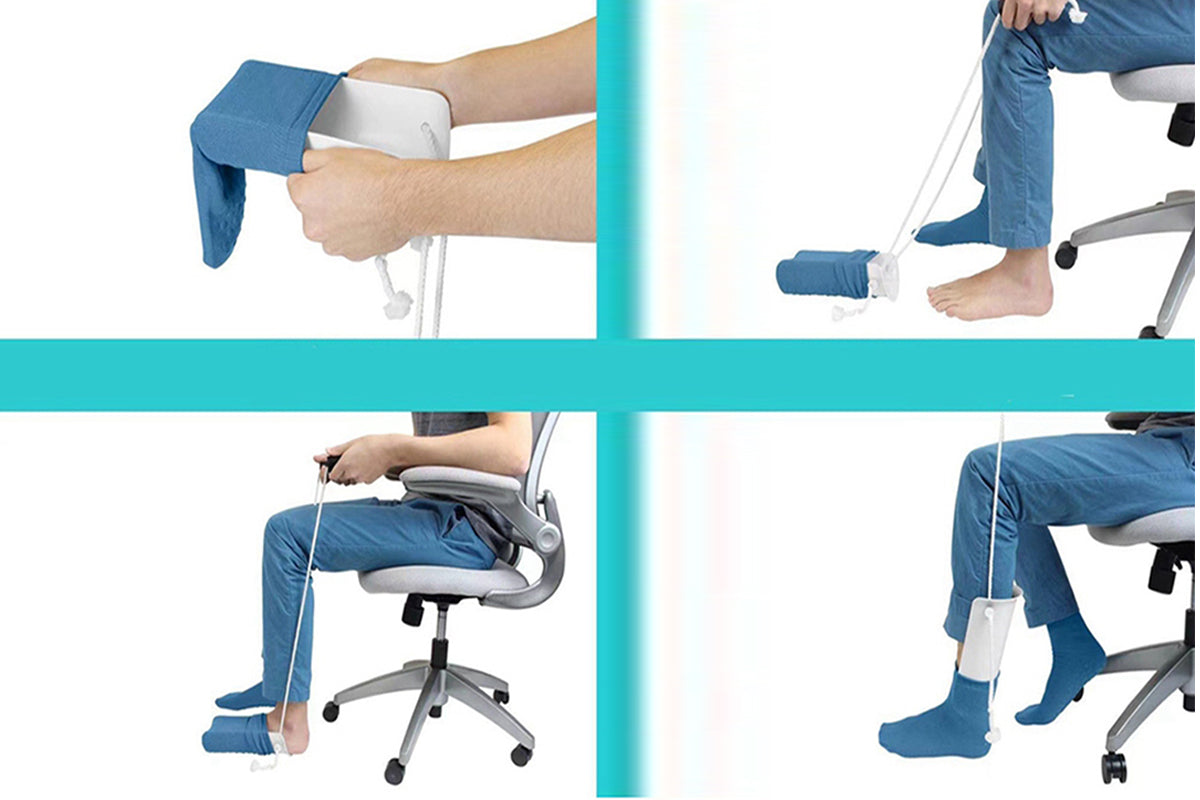 2 Piece Sock Aid Helper Puller Easy On And Off