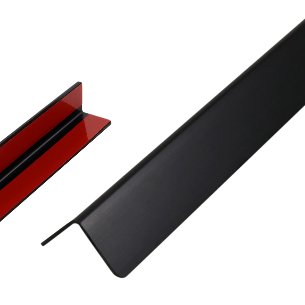 3m Flexible PVC Self Adhesive Cover Strip for 90 Degree Wall Corners - Black