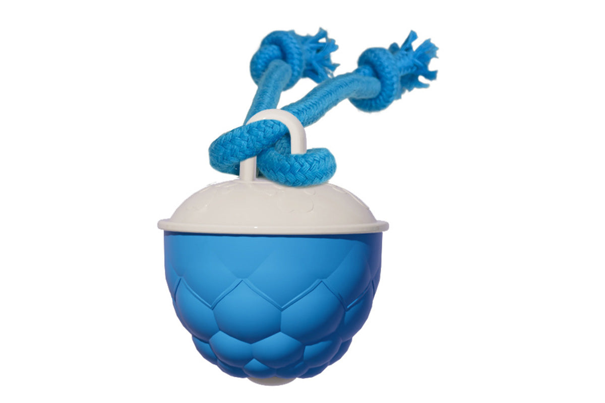 Interactive Dog Toys Touch Activated Bouncing And Jumping Dog Ball -Blue