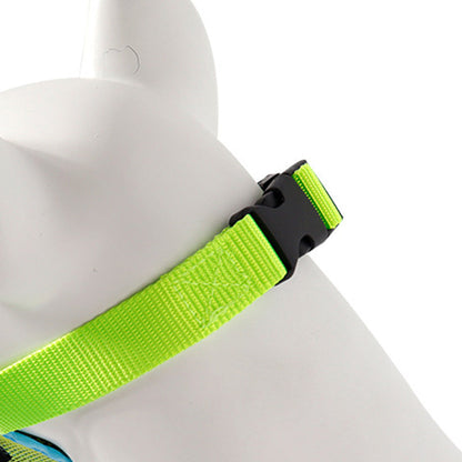 Dog Muzzle Air Mesh Adjustable Mouth Guard for Bark and Scavenging Prevention Green