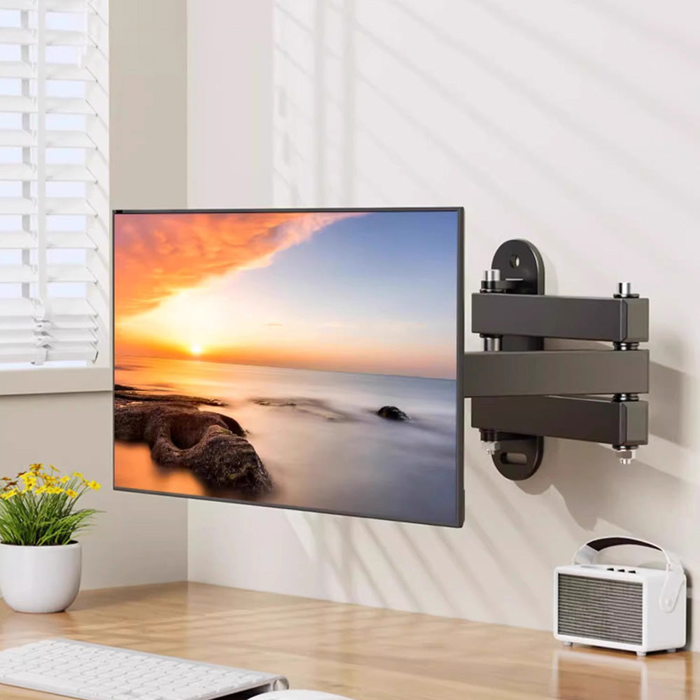 Monitor Wall Mount 360 Degree Swivel for TV Bracket with Extension Arm