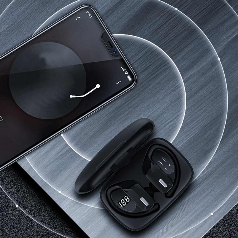 Wireless Bluetooth Earphones Headphones Sport Gym Earbuds