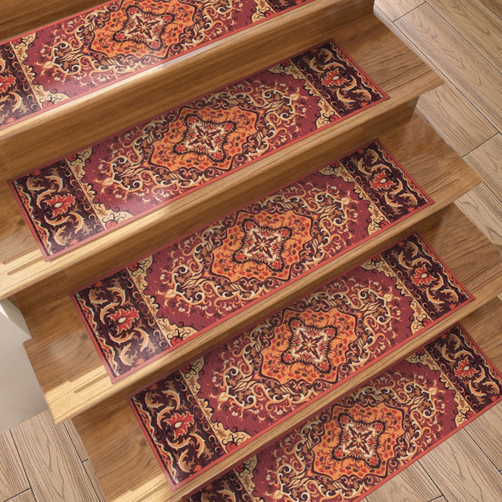 5Pcs Self Adhesive Carpet Stair Tread Stair Mat - Style 1