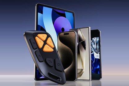 2Pcs Scrolling Remote Control Fingertip Wireless Bluetooth Remote Control