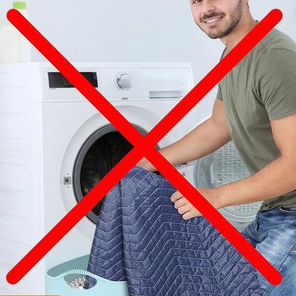 Non-woven Moving Blankets Furniture Packing Pads for Moving and Storage Blue