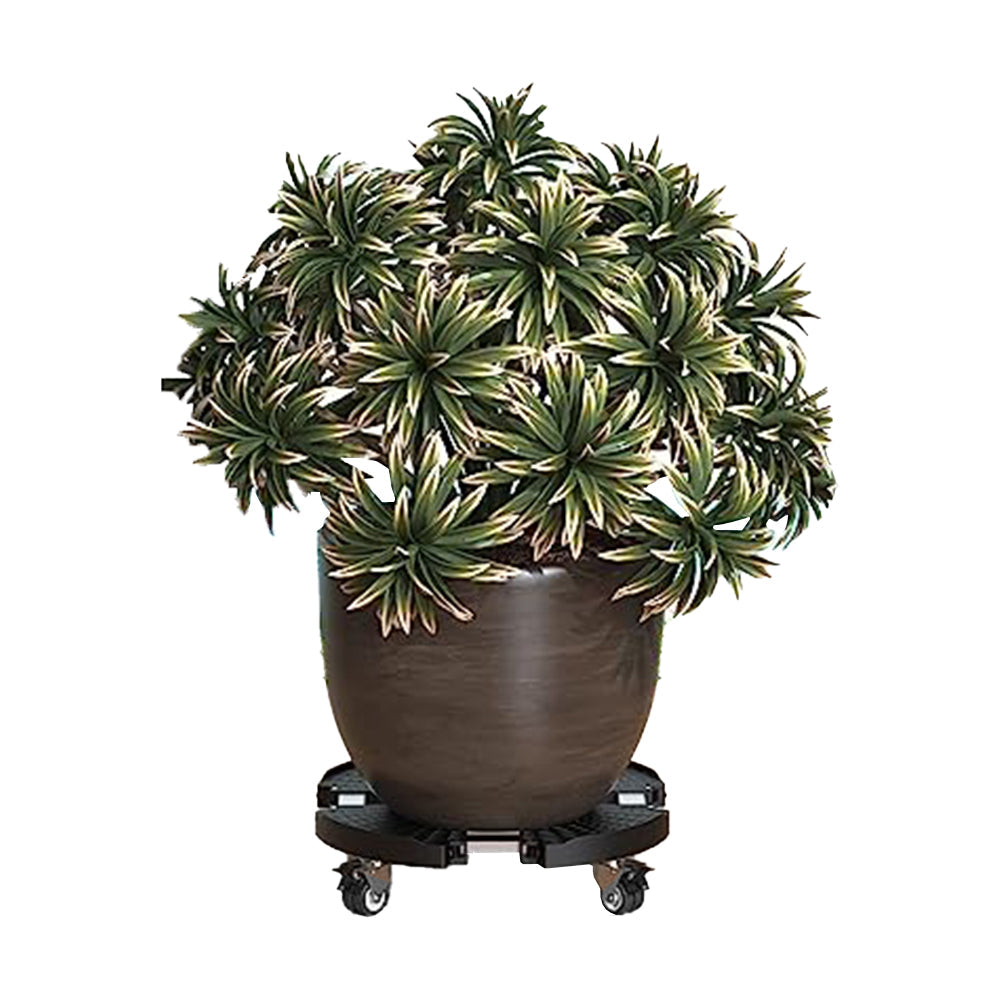 Adjustable Plant Caddy with Wheels Rolling Stand for Flower Pot