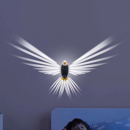Bald Eagle Wall Light Magnetic Wall Mounted Eagle Lamp Removable Charging Eagle Light