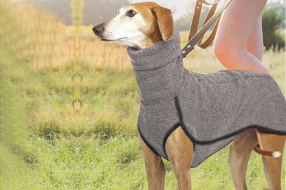 Dog Jumper Fleece Vest Sweater Stretch Sweatshirt - Grey