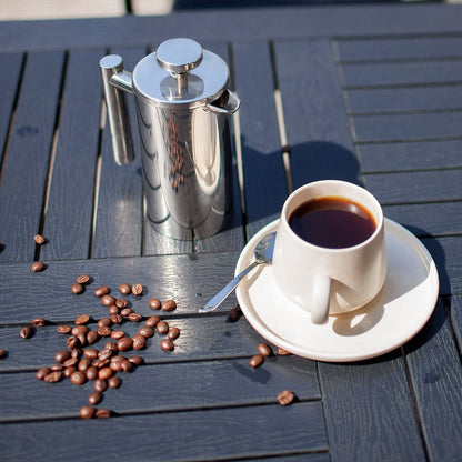 French Press Coffee Maker 304 Stainless Steel Double-Wall Insulated