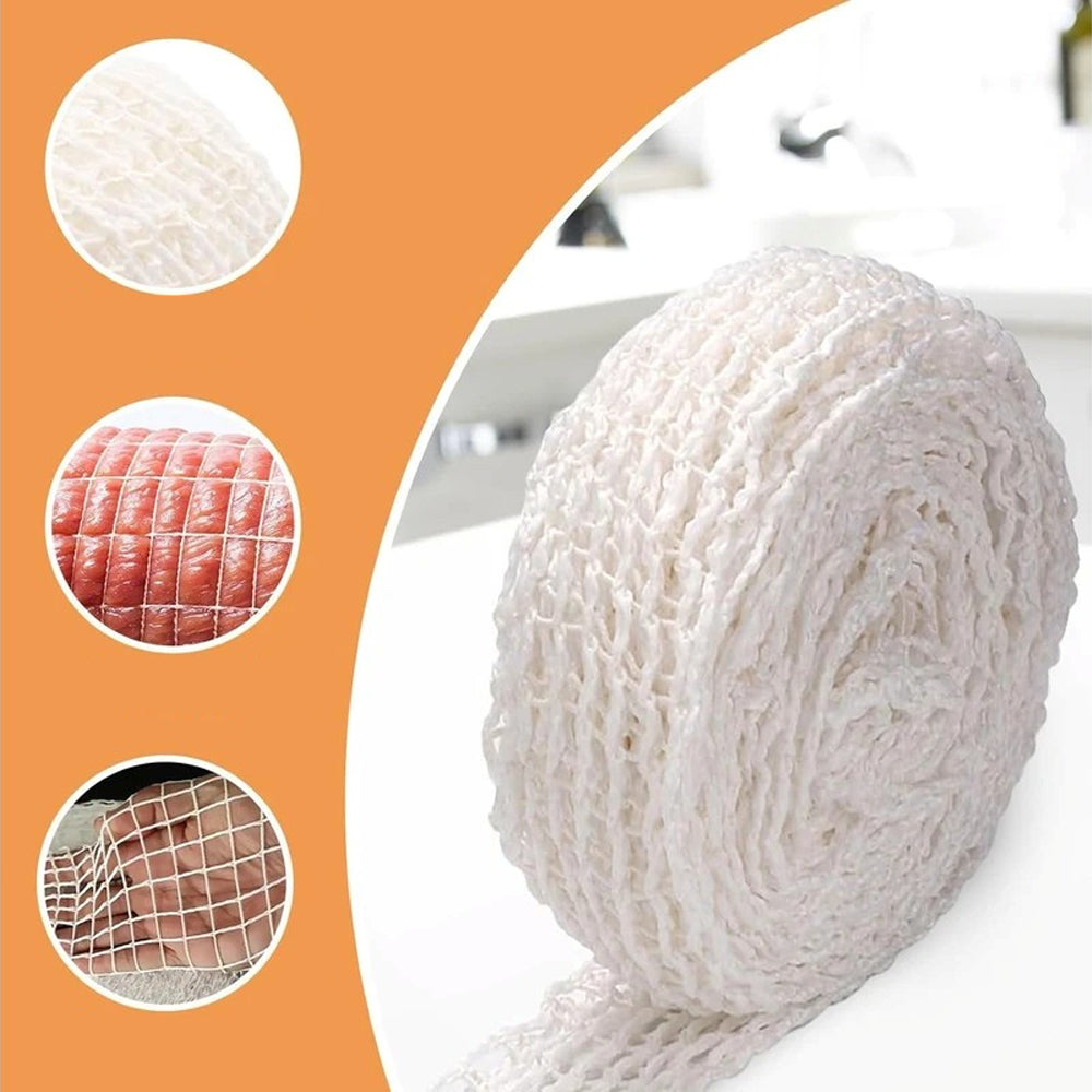 Elastic Meat Netting Roll Food Nets For Roasting Smoking