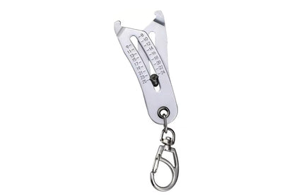 2Pcs Portable Precise Thread Size Checker Keychain Thread Size Verification Tool