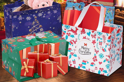 12 Piece Christmas Gift Bags