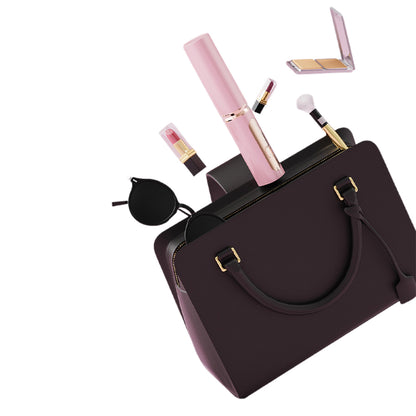 2-in-1 Wireless Hair Straightener Comb with Negative Ion for Home and Travel-Pink