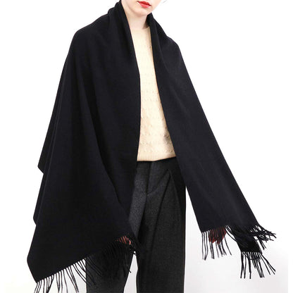 Winter Scarf for Women Shawls Wraps for Evening Dresses Large Warm Soft Scarves-Black