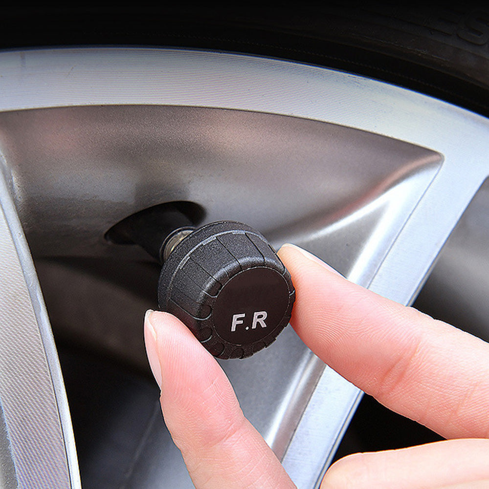 Solar Powered Wireless Tire Pressure Monitoring System TPMS for Car Display